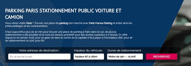 parking Champs-Elysée